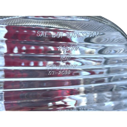 FARO FANALE LUCE STOP POSTERIORE TRASPARENTE PER SUZUKI BANDIT 600 1200 '96-'99