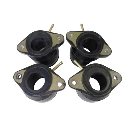 SET 4 COLLETTORI ASPIRAZIONE MANICOTTI MOTORE PER YAMAHA FJR 1300 (2001-2004) PER YAMAHA XJR 1200/1300 SP (1994-2004)