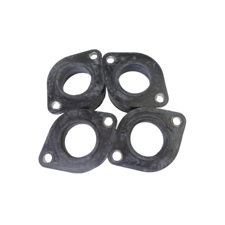 SET x4 COLLETTORI ASPIRAZIONE MANICOTTI PER KAWASAKI KZ 1100 (1982-1983) Tutti E PER KAWASAKI ZX/ZN GPZ 1100 (1983-1985)
