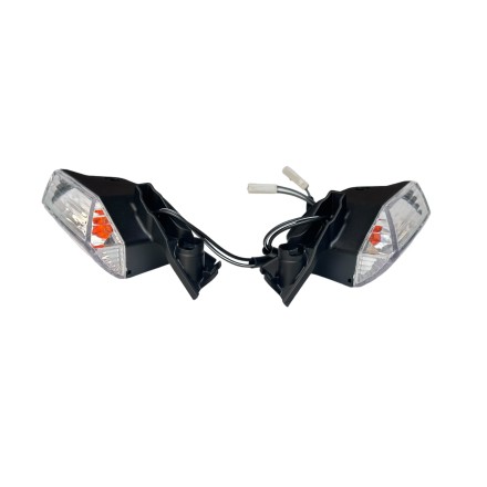 COPPIA 2 FRECCE INDICATORI ANTERIORI PER KAWASAKI NINJA 1000 ZX-10R (2008-2010)