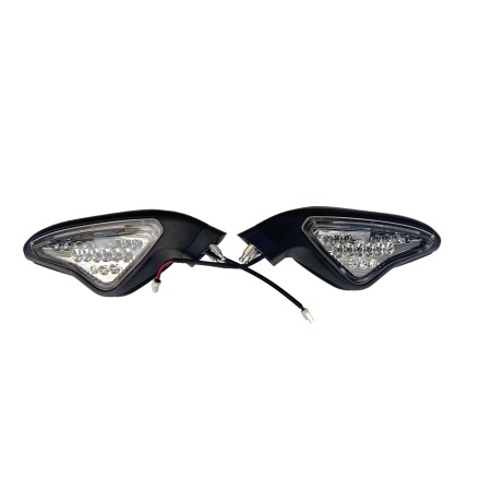 SET 2 SPECCHIETTI RETROVISORI CON FRECCE PER DUCATI SBK 848 1098 1198 2007-2012