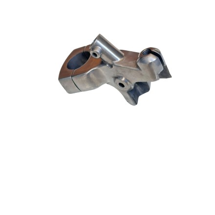 BRACCIALE CROMATO SUPPORTO COMANDO LEVA FRIZIONE PER HONDA VT Shadow 600 / 750 C