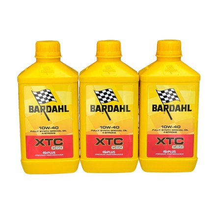 KIT TAGLIANDO 3lt OLIO BARDAHL XTC 10W40 + FILTRO PER YAMAHA (VEDERE DESCRIZIONE PER APPLICAZIONI)