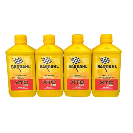 KIT TAGLIANDO 4LT OLIO BARDAHL XTC 15W50 + FILTRO PER CAGIVA E PER DUCATI TUTTI MODELLI (VEDERE DESCRIZIONE PER APPLICAZIONI)