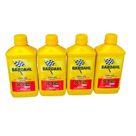 KIT TAGLIANDO 4LT OLIO BARDAHL XTC 10W40 + FILTRO PER MOTO GUZZI (VEDERE DESCRIZIONE PER APPLICAZIONI)