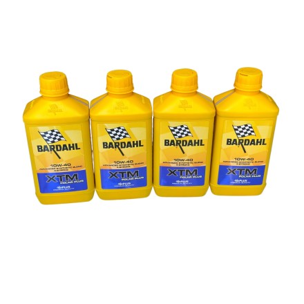 KIT TAGLIANDO 4 Litri OLIO BARDAHL XTM 10W40 + FILTRO PER BENELLI PER YAMAHA MOTO GUZZI TRIUMPH HONDA KAWASAKI BIMOTA 