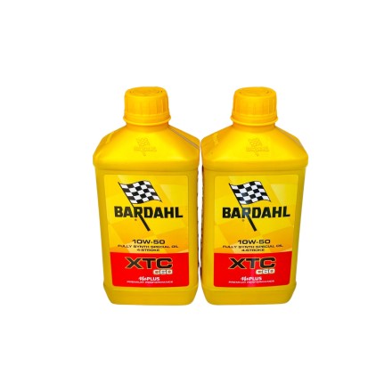 KIT TAGLIANDO 2LT OLIO BARDAHL XTC 10W50 + FILTRO PER FANTIC PER YAMAHA PER GAS GAS (VEDERE DESCRIZIONE PER APPLICAZIONI)