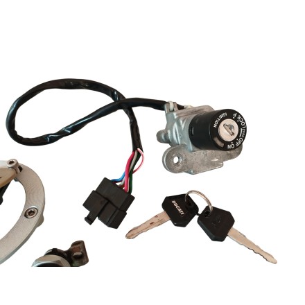 KIT SERRATURA BLOCCHETTO AVVIAMENTO CON CHIAVI ORIGINALE DUCATI SBK 748 S 1996