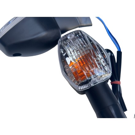 SET 4 FRECCE INDICATORI TRASPARENTI PER HONDA CBR 600RR 600F 1000 954 HORNET (VEDERE DESCRIZIONE)