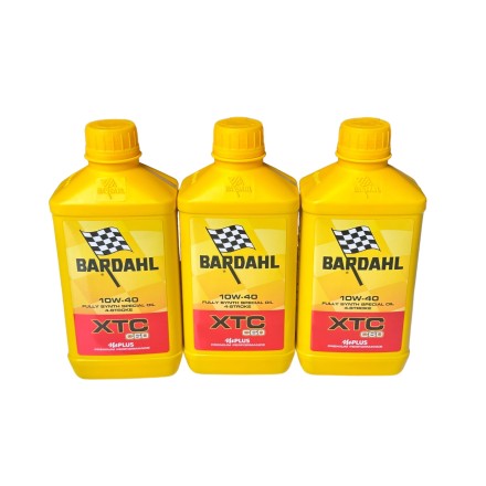 KIT TAGLIANDO 3LT OLIO BARDAHL XTC 10W40 + FILTRO PER CF MOTO (VEDERE DESCRIZIONE PER APPLICAZIONI)