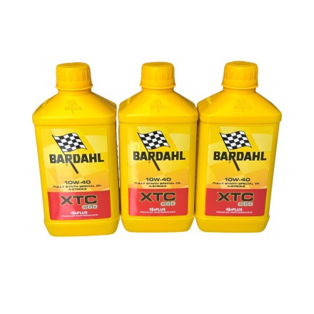 KIT TAGLIANDO 3LT OLIO BARDAHL XTC 10W40 + FILTRO PER CF MOTO (VEDERE DESCRIZIONE PER APPLICAZIONI)