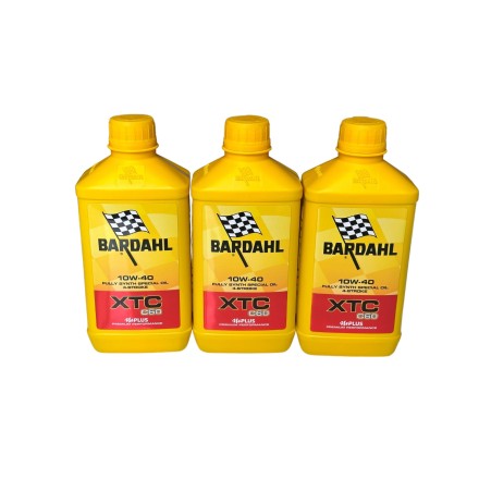 KIT TAGLIANDO 3LT OLIO BARDAHL XTC 10W40 + FILTRO PER CF MOTO (VEDERE DESCRIZIONE PER APPLICAZIONI)