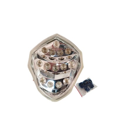 FARO FANALE STOP POSTERIORE LED TRASPARENTE PER SUZUKI GSX-R 1000 2003-2004