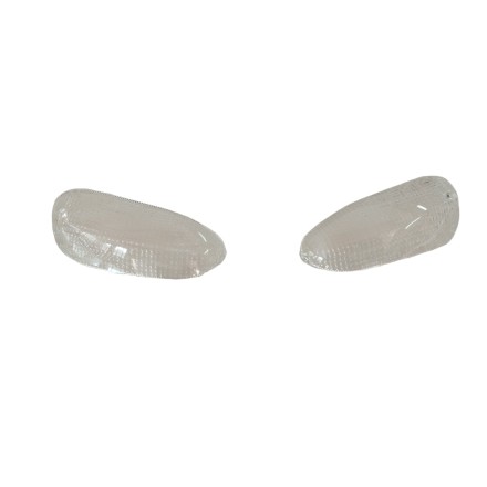 SET 2 VETRINI FRECCE ANTERIORI TRASPARENTI PER GILERA STALKER 50 (1994-2010)
