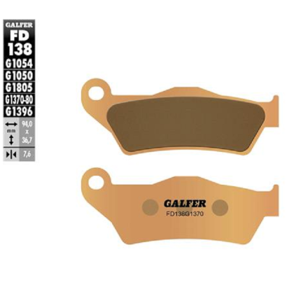 GALFER PASTIGLIE FRENO SINTERIZZATE PER APRILIA/BMW/CFMOTO/DUCATI/KTM/YAMAHA ETC (VEDERE DESCRIZIONE PER APPLICAZIONI)