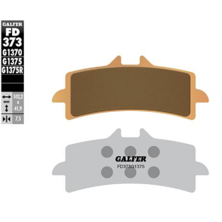 GALFER PASTIGLIE FRENO SINTERIZZATE PER KAWASAKI PER SUZUKI PER DUCATI ETC (VEDERE DESCRIZIONE PER APPLICAZIONI)