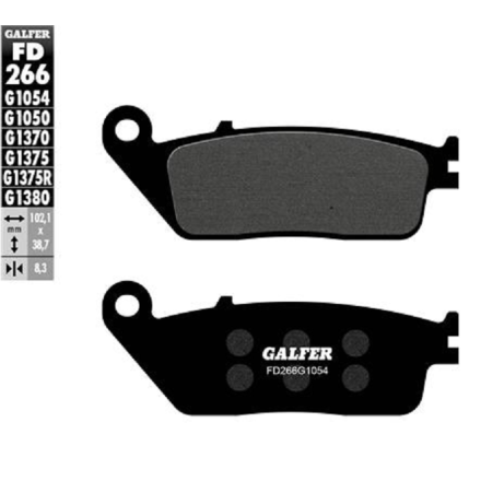 GALFER PASTIGLIE FRENO SINTERIZZATE PER SUZUKI PER KAWASAKI PER BMW PER HONDA ETC (VEDERE DESCRIZIONE PER APPLICAZIONI)