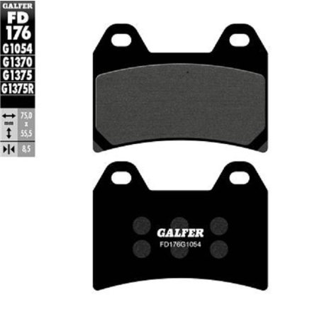 GALFER PASTIGLIE FRENO SINTERIZZATE PER APRILIA PER BMW PER DUCATI PER MOTO GUZZI ETC(VEDERE DESCRIZIONE PER APPLICAZIONI)