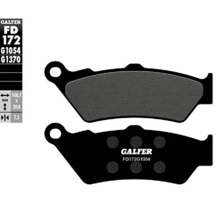 GALFER PASTIGLIE FRENO SINTERIZZATE PER APRILIA PER BMW ETC (VEDERE DESCRIZIONE PER APPLICAZIONI)