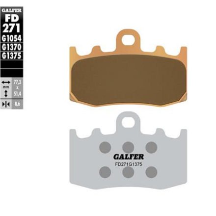 GALFER PASTIGLIE FRENO SINTERIZZATE PER BMW (VEDERE DESCRIZIONE PER APPLICAZIONI)