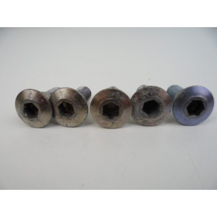 SET 5 PERNI VITI FISSAGGIO DISCO FRENO ANTERIORE SUZUKI BURGMAN 400 K6 2006