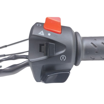 MANOPOLA CON CAVI GAS E COMMUTATORE ORIGINALE VOGE BRIVIDO 500 R 2023