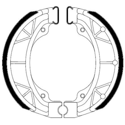 FERODO SET GANASCE FRENO PER APRILIA PER MALAGUTI BENELLI BETA PER KYMCO (VEDERE DESCRIZIONE)