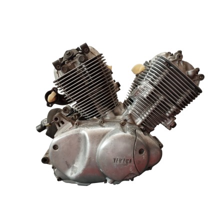BLOCCO MOTORE COMPLETO DI ACCESSORI ORIGINALE YAMAHA XV 535 Virago 1987