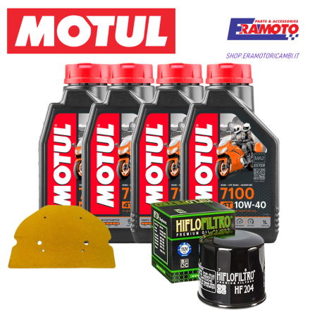 KIT TAGLIANDO MOTUL + FILTRI OLIO E ARIA PER KAWASAKI NINJA ZX-7R 96-03
