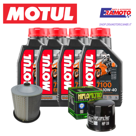 KIT TAGLIANDO MOTUL  + FILTRI OLIO E ARIA PER SUZUKI GSX-R 750 1100 85-88