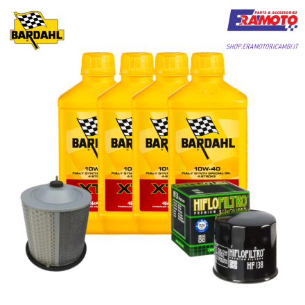 KIT TAGLIANDO BARDALH + FILTRI OLIO E ARIA PER SUZUKI GSX-R 750 1100 85-88
