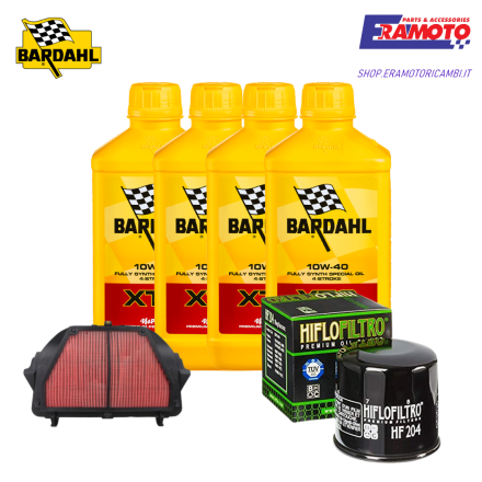 KIT TAGLIANDO BARDALH + FILTRI OLIO E ARIA PER YAMAHA YZF-R6 2010-2018
