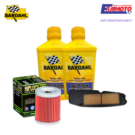 KIT TAGLIANDO BARDALH + FILTRI OLIO E ARIA PER YAMAHA MAJESTY X-MAX 400 04-21