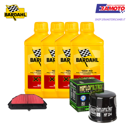 KIT TAGLIANDO BARDALH + FILTRI OLIO E ARIA PER KAWASAKI NINJA 600 ZX-6R 09-13