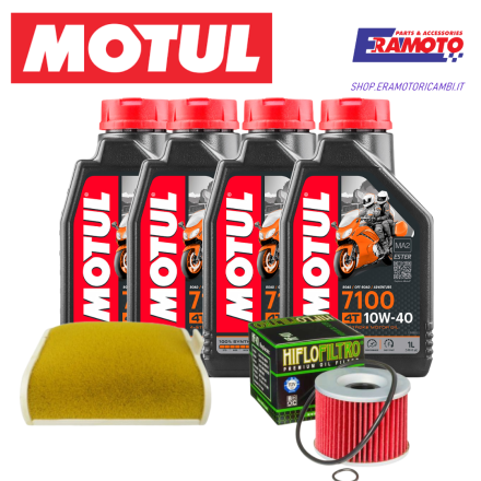 KIT TAGLIANDO MOTUL + FILTRI OLIO E ARIA PER KAWASAKI GPZ 1100 95-98