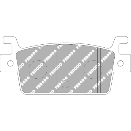 FERODO PASTIGLIE FRENO ECO FRICTION PER KYMCO AK 550 2017