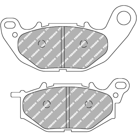 FERODO PASTIGLIE FRENO ECO FRICTION PER YAMAHA CZD300 MT-03 YP125 YZF320