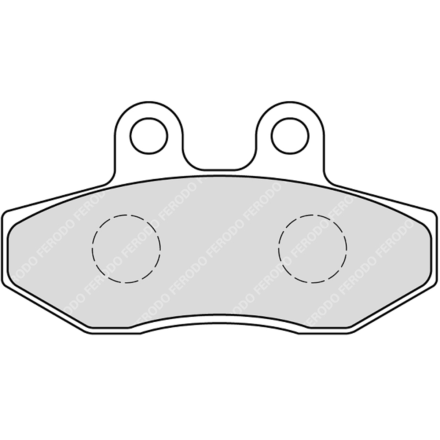 FERODO PASTIGLIE FRENO ECO FRICTION PER MBK NXC 125 2004-2011 YAMAHA NXC 125 2004-2011
