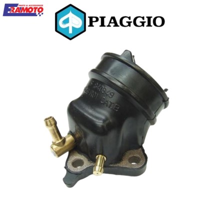COLLETTORE ASPIRAZIONE 2 ATTACCHI PER PIAGGIO 125 200 250 Beverly Vespa X8 X9 Runner Atlantic DERBI GP1