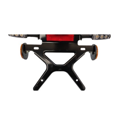 QJ Motor SRK 125 S 2024 PARAFANGO PORTATARGA CON FRECCE POSTERIORI ORIGINALE