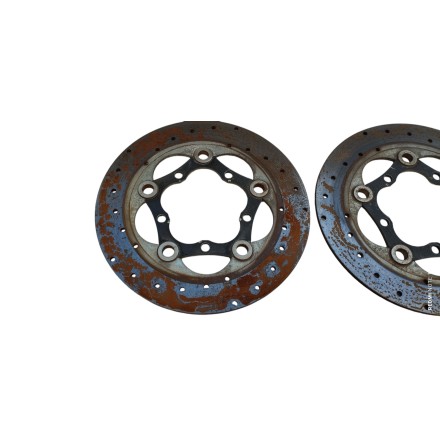 MOTO GUZZI Nevada 350 2000 COPPIA DISCHI FRENO ANTERIORI ORIGINALE
