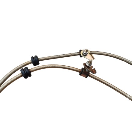 PIAGGIO X9 250 2000 SET TUBI OLIO FRENI IN TRECCIA ORIGINALI