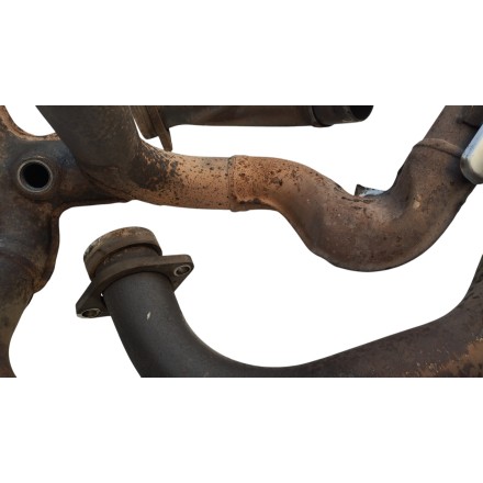 SUZUKI DL 1000 V-STROM 2002 KIT COLLETTORI TUBI SCARICO MOTORE ORIGINALI