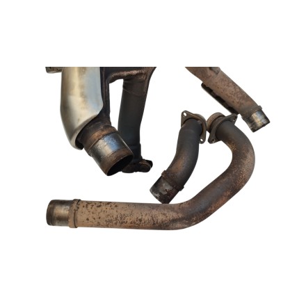 SUZUKI DL 1000 V-STROM 2002 KIT COLLETTORI TUBI SCARICO MOTORE ORIGINALI