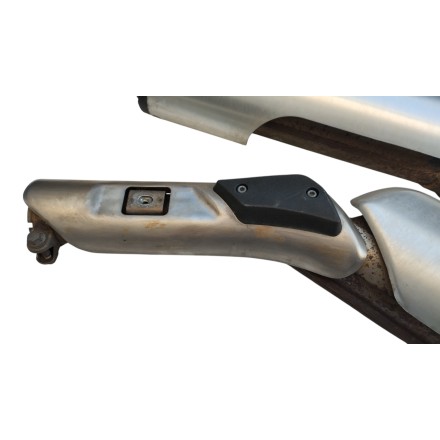 SUZUKI DL 1000 V-STROM 2002 COPPIA SCARICHI TERMINALI SILENZIATORI ORIGINALI