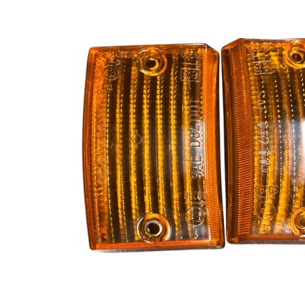 SET 2 GEMME CORPO LUMINOSE VETRO FRECCIA PIAGGIO VESPA PK