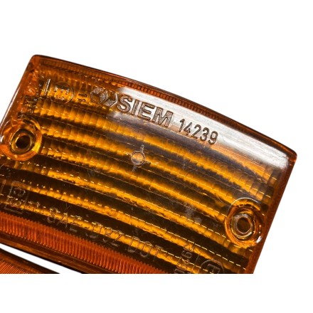 SET 2 GEMME CORPO LUMINOSE VETRO FRECCIA PIAGGIO VESPA PK