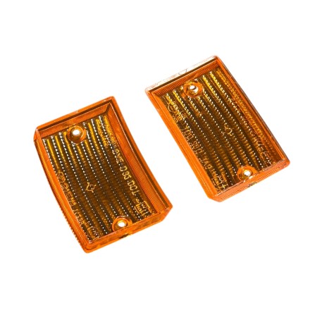 SET 2 GEMME CORPO LUMINOSE VETRO FRECCIA PIAGGIO VESPA PK