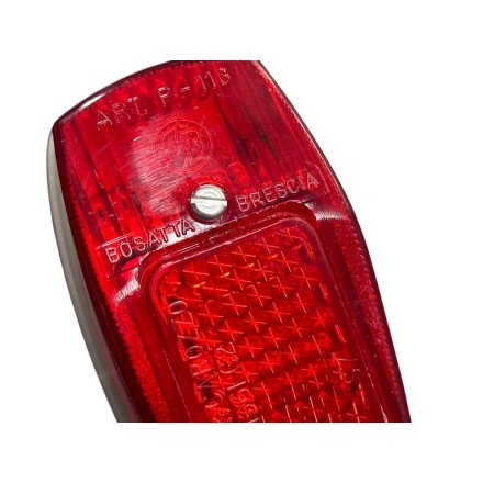 FANALE POSTERIORE COMPLETO PER CICLOMOTORI 50 TIPO COMUNE CON CATADIOTTRO VINTAGE