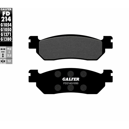 GALFER PASTIGLIE FRENO PER YAMAHA, BENELLI, ITALJET, KYMCO, KEEWAY, MBK